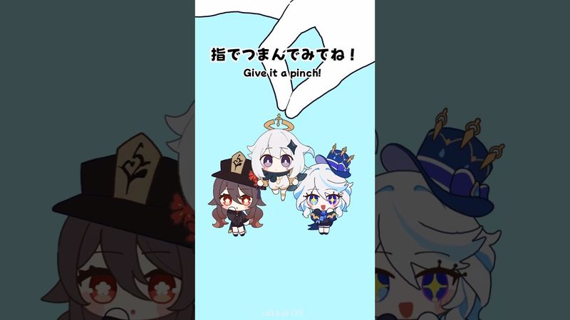 Give it a pinch! #原神 #genshinimpact #interactivegame #furina #hutao