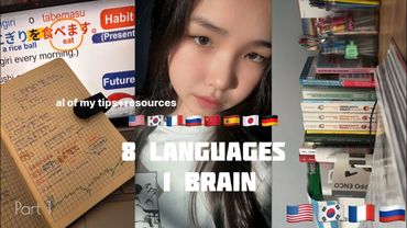 How I’m Learning 8 Languages at Once?🤍|8 Languages Before 18| (Part 1) |🇺🇸🇰🇷🇫🇷🇷🇺| (Part 2) |🇨🇳🇪🇸🇯🇵🇩🇪
