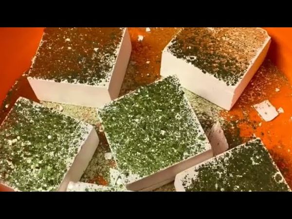 Fresh Chalk Blocks with Glitter