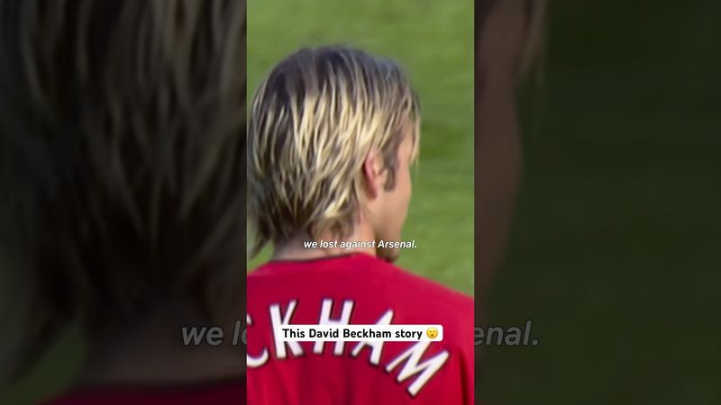 The story of David Beckham, Sir Alex Ferguson and Ole Gunnar Solskjaer’s boot 😮 #manchesterunited