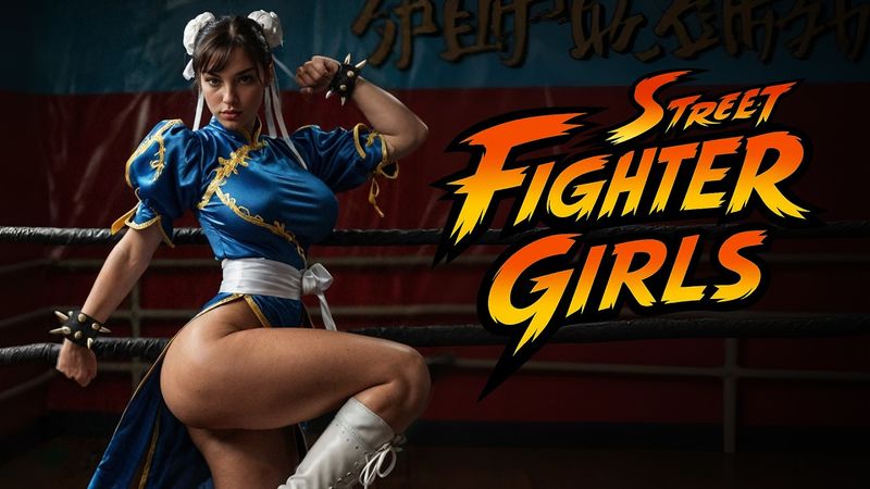 Street Fighter 🔥 Realistic Fighter Girls 👊 | AI Warriors from Across the Globe!!!