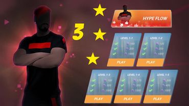 Vector Hype Flow Event [Levels 1 - 5] Three Stars