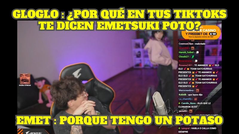 GLOGLO LE PREGUNTA A EMETSUKI POR EL "EMETSUKI POTO"