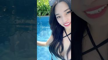 Water Sounds in the Pool #asmr #shorts