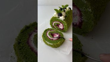 Яскравий смарагдовий рулет зі шпинату🌱😍
