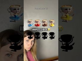 Ballerina Cappuccina Match☕️🩰IMPOSSIBLE😭#shorts