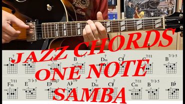 One Note Samba: Guida Passo-Passo alla Progressione di Accordi Jazz per Principianti ( con TAB )