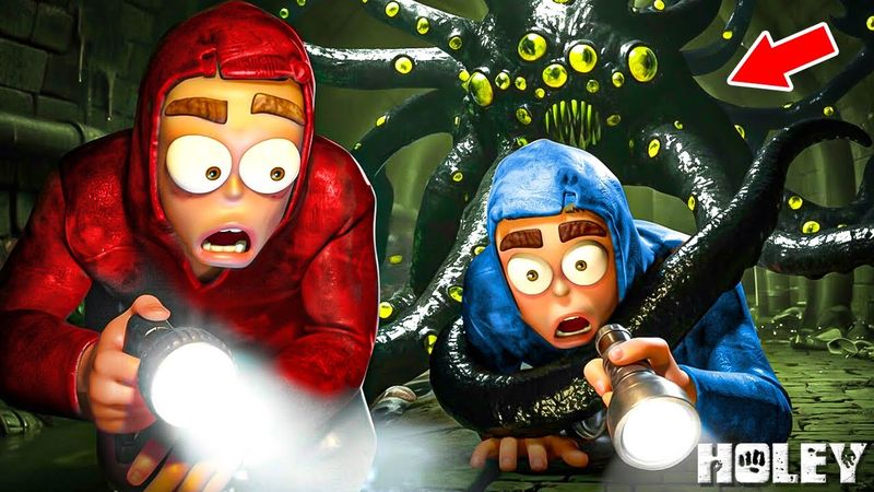 ПРОВЕЛИ 24 ЧАСА В САМОЙ СТРАШНОЙ КАНАЛИЗАЦИИ! ЗРЯ МЫ ЗАПУСТИЛИ ЭТУ ИГРУ!