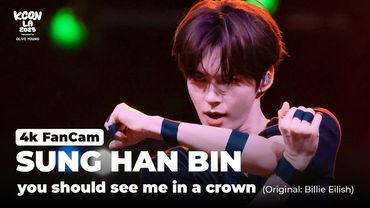 [4K FanCam] SUNG HAN BIN - you should see me in a crown (Original: Billie Eilish) | KCON LA 2025