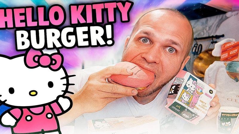 НОВИНКА ВКУСНО И ТОЧКА! РОЗОВЫЙ БУРГЕР HELLO KITTY! А СТОИТ ЛИ БРАТЬ?!