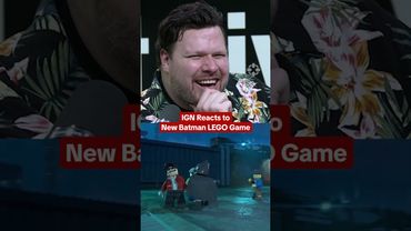 The Dark Knight's Joker scene with a Michael Keaton reference?! #gamescom2025 #batman #ign #reaction