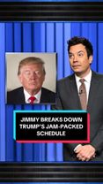 Jimmy breaks down Trump’s jam-packed schedule! #FallonTonight #JimmyF...