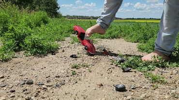 Misty crushes Corvette #asmrcrush #barefootlife #modelcarcrush
