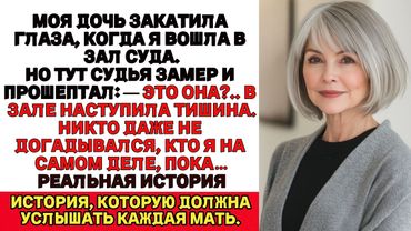 Судья остолбенел, когда увидел меня в зале суда —никто не знал, кто я на самом деле, пока…