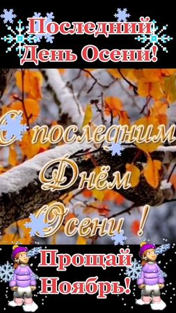 #30ноября #последнийденьосени #прощайосень
