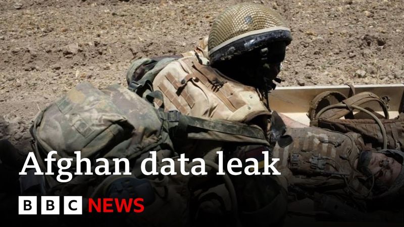 Personal details of UK special forces and spies were included in Afghan data breach | BBC News