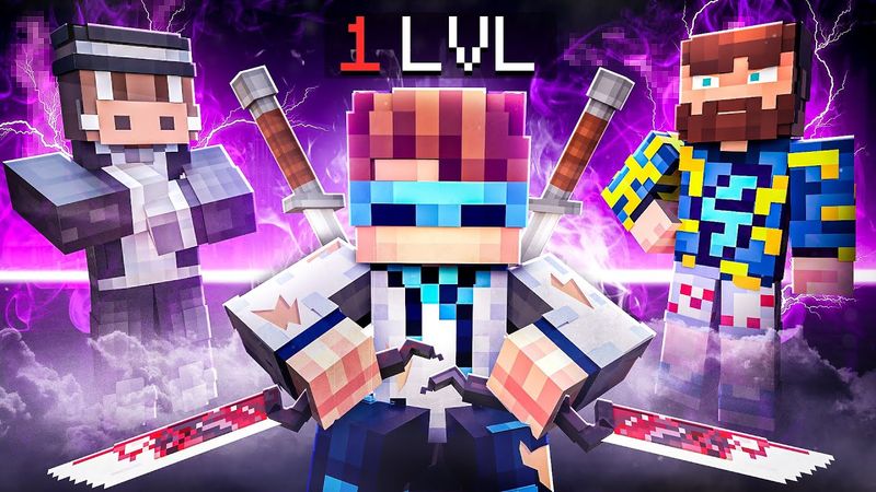 😰Майнкрафт, но Мы Становимся СИЛЬНЕЕ с Каждым Уровнем... #2 [Соло Левелинг] + Лололошка, Кабан