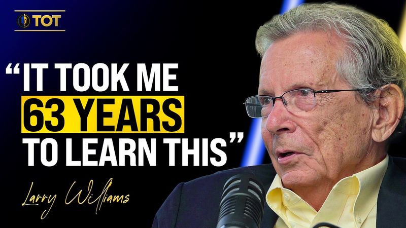 After 60 Years Of Trading, His Entire Strategy Is Just One Rule - Larry Williams