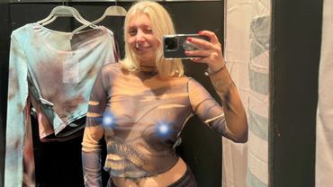 Transparent dress try n haul my newest wear