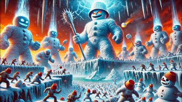 СКАЗОЧНИК И ГОРДЕЕВ. ЗЛЫЕ СНЕГОВИКИ ГОТОВЯТСЯ К ПОТЕПЛЕНИЮ.