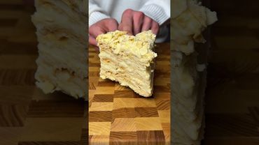 🍰 Торт НАПОЛЕОН! Самый вкусный рецепт торта из детства! #наполеон #тортнаполеон #рецепт #рецепты
