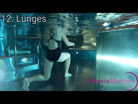 Exercises for total knee replacement in the pool