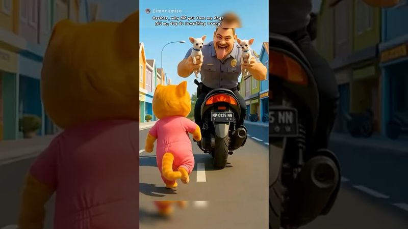 The dog is an orange cat in prison #comedy #cat #cute #catlovers #cutecat #pets #funny