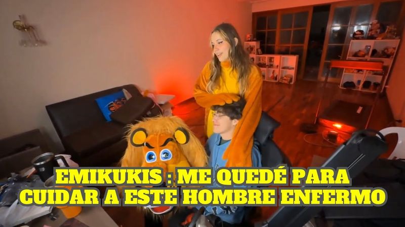 EMIKUKIS SE QUEDA EN LA CASA PARA CUIDAR A GLOGLO ENFERMO