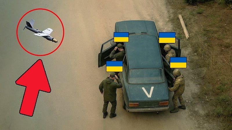 Засада российских дронов на силы ВСУ