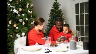 Обычная русская семья (Папа, мама и дети)