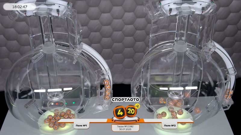 Столото представляет | Лотерея «Спортлото «4 из 20». Тираж №11082  от 30.07.2025 г.