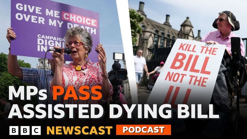 What will assisted dying look like in England and Wales after MPs back bill? | BBC Newscast
