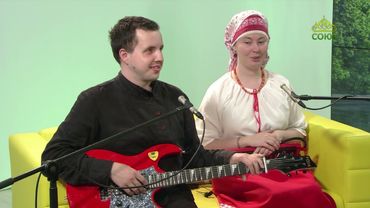 Лаврские встречи. Семейный фолк-фьюжн дуэт «Две Грани». Часть 1