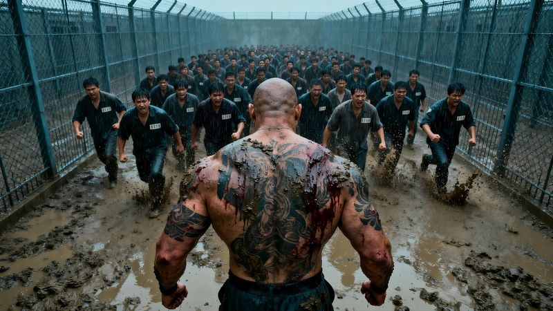 Intense action film: Top criminal storms a prison, sparking a bloody clash with gang boss