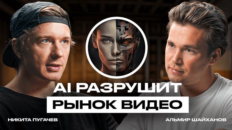 AI разрушит рынок видео. ВИДЕОМЕЙКЕРЫ БОЛЬШЕ НЕ НУЖНЫ! Подкаст о нейросетях с Никитой Пугачевым