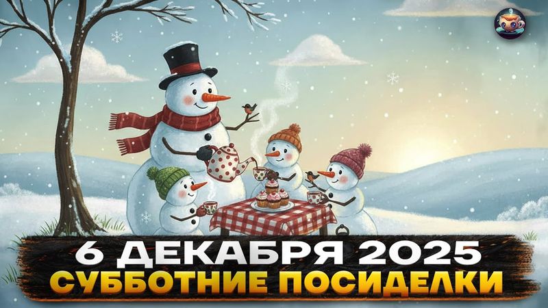 📆 СУББОТНИЕ Посиделки - 6 ДЕКАБРЯ 2025