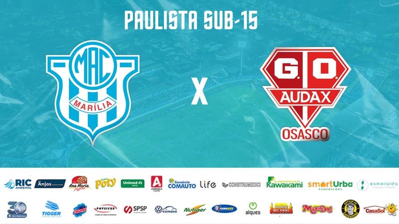 MAC X AUDAX OSASCO - SUB 15 - AO VIVO E COM IMAGEM