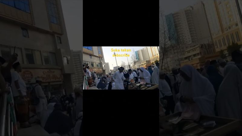 suasana di depan hotel#makkahalmukarromah