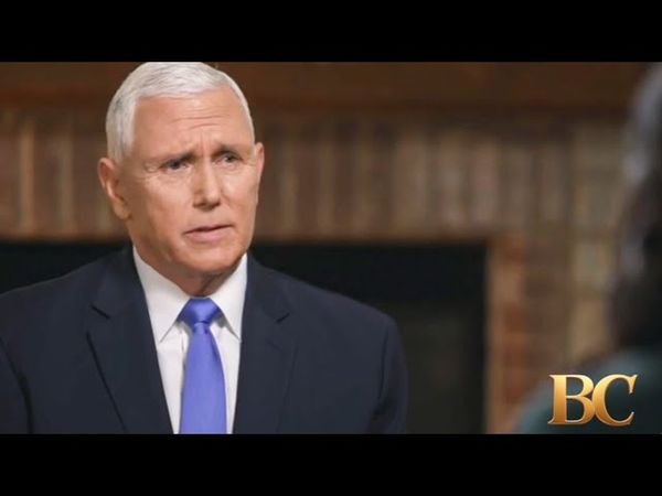 Mike Pence criticizes Trump on tariffs and key foreign policy issues as he watches from afar