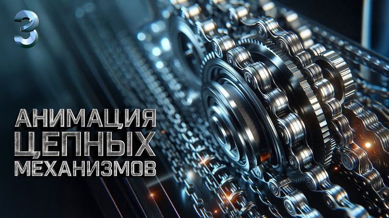 Самый простой способ анимировать цепи и шестерни в 3ds max