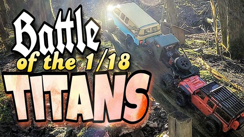 TRX4m VS. Hobby Plus CR-18p! (2 on 1) 😲 Who will be ON TOP of the 1/18 Scale Crawler SCENE!?!