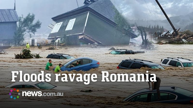 Deadly floods ravage Romanian villages