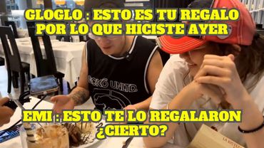 GLOGLO LE DA UN REGALO A EMIKUKIS POR LO QUE LE HIZO EN SU CUMPLEAÑOS Y ELLA DESCUBRE SU ENGAÑO