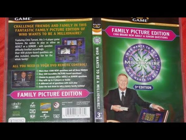 Who Wants To Be A Millionaire? (3rd Edition DVD Game UK) - Opening