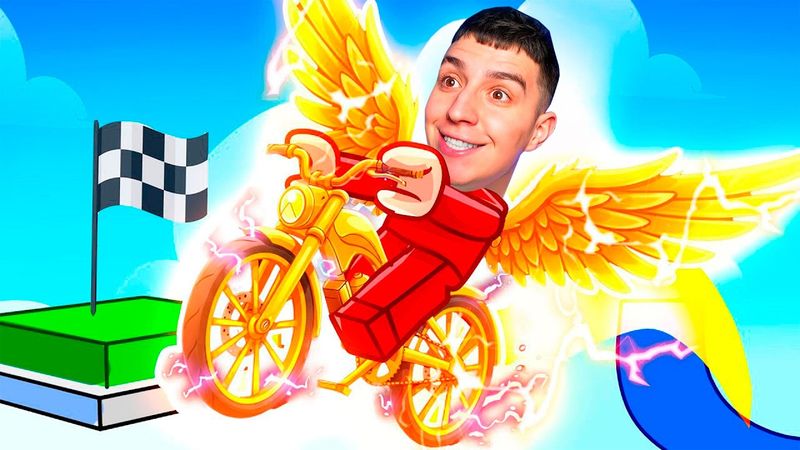 ГЛЕНТ РАЗОГНАЛСЯ ДО 8 251 723 КМ/Ч В РОБЛОКС! ROBLOX BIKE OBBY