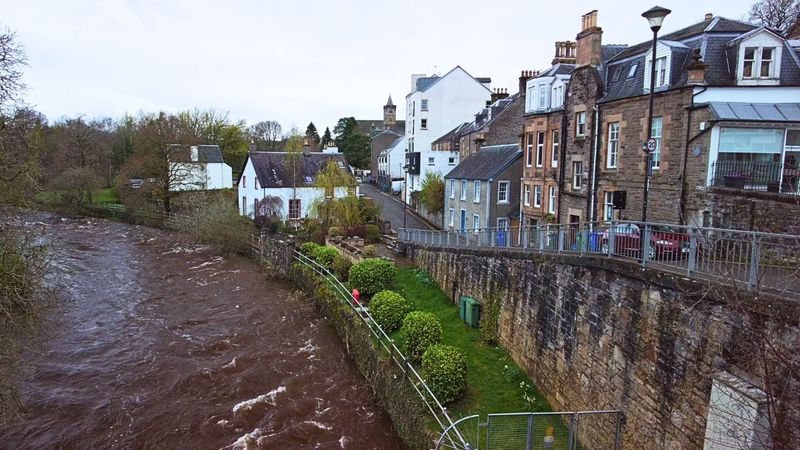 Dunblane Town Walk, Scottish Countryside 4K