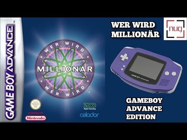 Wer Wird Millionär (GBA Edition) | Gameboy Advance [2002] | Quiz Series #67 | Gameplay [DE/Deutsch]