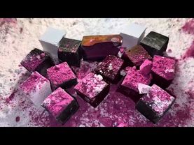 Fresh Dyed x Fresh PJ - Cubes ♥️ #asmr #satisfying #gymchalk #chalkasmr