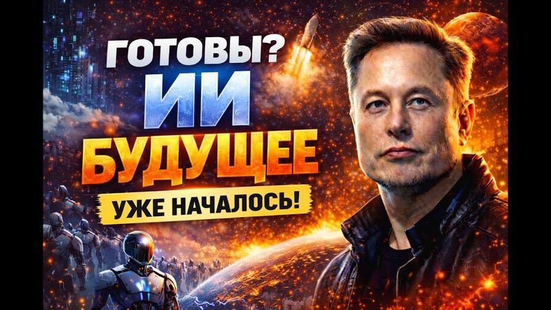 Давос: ИЛОН МАСК о будущем ИИ (перевод на русском)