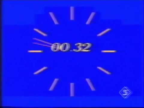 Часы 5 канала 1994-1998